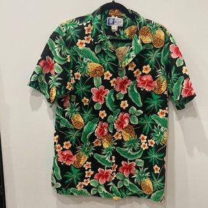 Vintage Cotton Hawaiian Shirt Size L